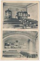 Szatmárnémeti, Satu Mare; Irgalmas Nénék anyaháza, belsők, kísérletező terem, tanítóképző II. osztálya / nunnery, museum interiors, classrooms (EK)