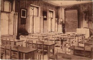 1917 Temesvár, Timisoara; Józsefváros, Iskola Nővérek Intézete, Tanítóképző IV. osztály, belső / Iosefin, girl school, classroom, interior