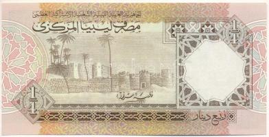 Líbia DN(1991) 1/4D "4/10 160906" T:UNC
Lybia ND(1991) 1/4 Dinar "4/10 160906" ...