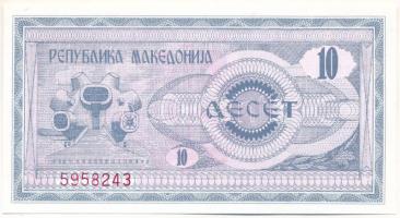 Észak-Macedónia 1992. 10D "5958243" T:UNC North Macedonia 1992. 10 Denari "5958243" C:UNC Krause P#1