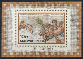 1979 Pannónia1 mozaikok tévnyomatos blokk