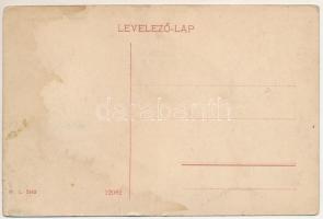 Gyulafehérvár, Karlsburg, Alba Iulia; Hunyadi tér, piac, Fürst M. Dávid üzlete,, hirdetőoszlop. W.L....