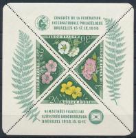 1958 FIP I. - Virág blokk 11-es fogazással (10.000)