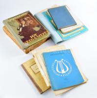 Egy ládányi vegyes könyv benne Magyar Művelődéstörténet sorozat reprint kötete Veres Péter első kiadás