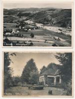 Barátka, Brátka, Bratca; - 2 db RÉGI képeslap: Otthon nyaraló, Körös völgye, vasút, vegyes minőségben / 2 pre-1945 postcards: villa, Cris valley, railway tracks, in mixed qualty