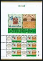 2024 Dunántúli gyűjtők kiállítása Székesfehérvár, 6 db bélyeget tartalmazó megszemélyesített kisív