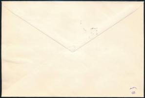 1975 Bélyegnap - Visegrádi műemlékek hétszámjegyű blokk FDC-n