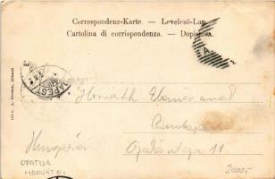 Abbazia, Opatija; Möven am Slatina-Strand / seagull feeding on the shore (Rb)