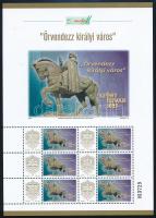 2025 Örvendezz királyi város Szent István, 6 bélyeges megszemélyesített kisív