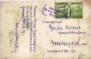 1917 Abbazia, Opatija; tenger holdfényben este / sea at night in moonlight. Atelier Betty photo (fl)