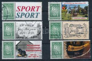 2023-2025 6 db tematikus megszemélyesített bélyeg