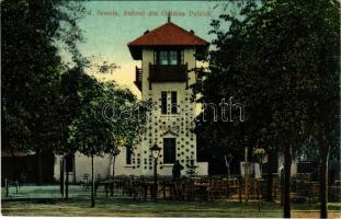 Turnu Severin, Szörényvár; Bufetul din Gradina Publica / park buffet (EK)