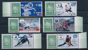 2025 Tanulj és sportolj 6 db klf (9-14 számkövető) tematikus megszemélyesített bélyeg