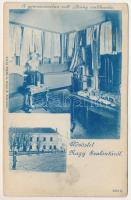 Nagyszalonta, Salonta; a gimnáziumban volt Arany emlékszobája, belső. Fábián L. Dezső kiadása / memorial room of Arany, interior (EK)