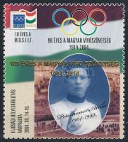 2014 100 éves a Magyar Vívó Szövetség emlékív arany dombornyomással (No 0040)