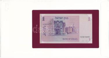 Izrael 1978. 1Sh felbélyegzett "Banknotes of all Nations" bankjegyes borítékban, bélyegzés...