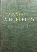 Juhász Vilmos - Kovács György: A fejedelem. II. Rákóczi Ferenc. I-II. köt. [Egy kötetben.] Az egyik szerző, Juhász Vilmos (1899-1967) kultúrtörténész, író, újságíró által aláírt példány. Bp., [1936], Pantheon, 271+(1) p.; 159+(1) p. Kiadói aranyozott egészvászon-kötés, kissé sérült, fakó gerinccel.