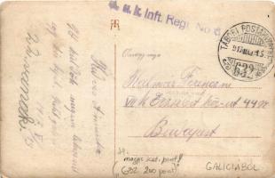 1917 Osztrák-magyar katonák csoportképe Kelet-Galíciában / WWI K.u.K. military, group of soldiers in...