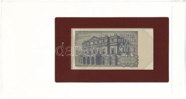 Olaszország 1980. 1000L felbélyegzett "Banknotes of all Nations" bankjegyes borítékban, bé...
