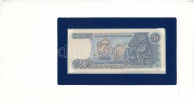 Görögország 1978. 50Dr felbélyegzett "Banknotes of all Nations" bankjegyes borítékban, bél...