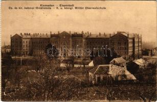 1912 Kismarton, Eisenstadt; Cs. és kir. katonai főreáliskola. Kern Viktor kiadása / K. u. königl. Militär Oberrealschule / K.u.K. military school (EK)