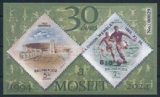 2024 30 éves a MOSFIT emlékív (csak a kiállítás helyszínén árusították) No 00029
