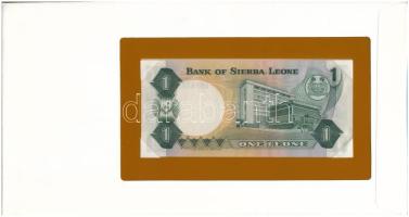 Sierra Leone 1981. 1L felbélyegzett "Banknotes of all Nations" bankjegyes borítékban, bély...
