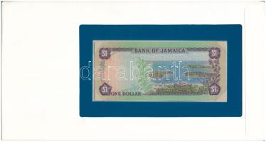 Jamaika 1989. 1$ felbélyegzett "Banknotes of all Nations" bankjegyes borítékban, bélyegzés...