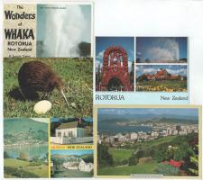 ÚJ-ZÉLAND - 20 db MODERN város képeslap, különféle méretekben / NEW ZEALAND - 20 MODERN town-view postcards, in different sizes