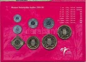 Holland Antillák 2004. 1c - 5G (8xklf) forgalmi sor szettben, karton dísztokban T:BU Netherlands Ant...