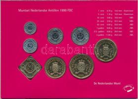 Holland Antillák 1999. 1c - 5G (8xklf) forgalmi sor szettben, karton dísztokban T:UNC Netherlands An...