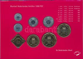 Holland Antillák 1998. 1c - 5G (8xklf) forgalmi sor szettben, karton dísztokban T:UNC Netherlands An...