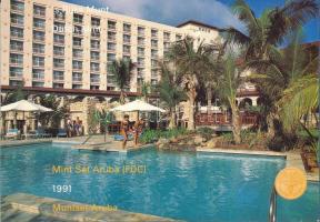 Aruba 1991. 5c - 2 1/2Fl (6xklf) forgalmi sor + "Aruba" zseton szettben, karton dísztokban T:UNC Aruba 1991. 5 Cents - 2 1/2 Florin (6xdiff) coin set + "Aruba" token in set, in cardboard case C:UNC