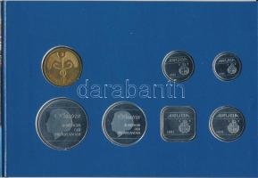 Aruba 1991. 5c - 2 1/2Fl (6xklf) forgalmi sor + "Aruba" zseton szettben, karton dísztokban...