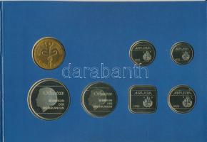 Aruba 1993. 5c - 2 1/2Fl (6xklf) forgalmi sor + "Aruba" zseton szettben, karton dísztokban...
