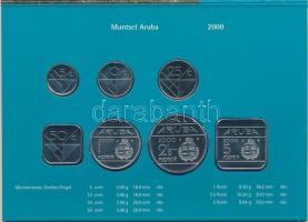 Aruba 2000. 5c - 5Fl (7xklf) forgalmi sor, karton dísztokban T:UNC
Aruba 2000. 5 Cents - 5 Florin (...