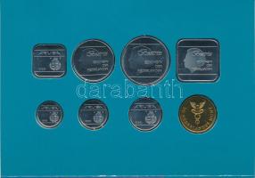 Aruba 1999. 5c - 5Fl (7xklf) forgalmi sor + "Aruba" zseton szettben, karton dísztokban T:U...