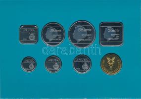 Aruba 1996. 5c - 5Fl (7xklf) forgalmi sor + "Aruba" zseton szettben, karton dísztokban T:U...