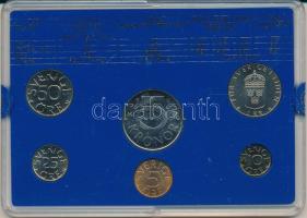 Svédország 1983. 10ö - 5K (6xklf) forgalmi sor műanyag tokban T:UNC
Sweden 1983. 10 Öre - 5 Kronor ...