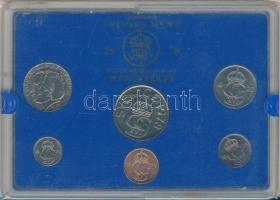 Svédország 1978. 10ö - 5K (6xklf) forgalmi sor műanyag tokban T:UNC Sweden 1978. 10 Öre - 5 Kronor (6xdiff) coin set in plastic case C:UNC