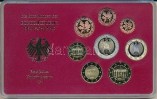 Németország 2003D 1c-2E (8xklf) forgalmi szett műanyag és papírtokban T:PP
Germany 2003D 1 Cent - 2...