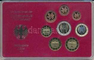 Németország 2003J 1c-2E (8xklf) forgalmi szett műanyag és papírtokban T:PP
Germany 2003J 1 Cent - 2...