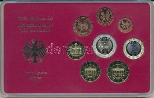 Németország 2002J 1c-2E (8xklf) forgalmi szett műanyag és papírtokban T:PP
Germany 2002J 1 Cent - 2...