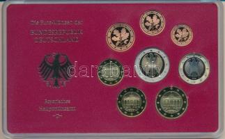 Németország 2002D 1c-2E (8xklf) forgalmi szett műanyag és papírtokban T:PP
Germany 2002D 1 Cent - 2...