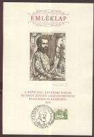 Nagy Zoltán: Vesalius, rézkarc-papír, jelzett kis szériás emléklapon alkalmi bélyegzéssel 15x21 cm