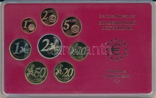 Németország 2005D 1c-2E (8xklf) forgalmi szett műanyag és papírtokban T:PP
Germany 2005D 1 Cent - 2...