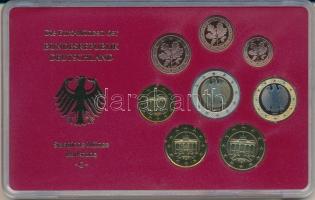 Németország 2005G 1c-2E (8xklf) forgalmi szett műanyag és papírtokban T:PP
Germany 2005G 1 Cent - 2...