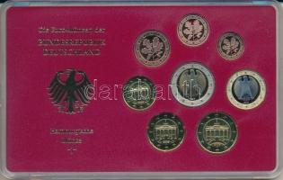 Németország 2005J 1c-2E (8xklf) forgalmi szett műanyag és papírtokban T:PP
Germany 2005J 1 Cent - 2...