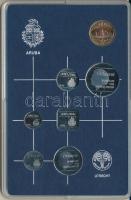 Aruba 1986. 5c - 2 1/2Fl (6xklf) forgalmi sor + "Aruba" zseton szettben, műanyag dísztokba...