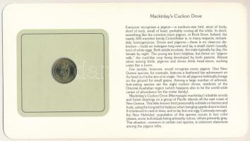 Új-Hebridák 1979. 2Fr Ni-sárgaréz karton díszlapon, rajta a "Mackinlay Kakukkgalamb" angol...